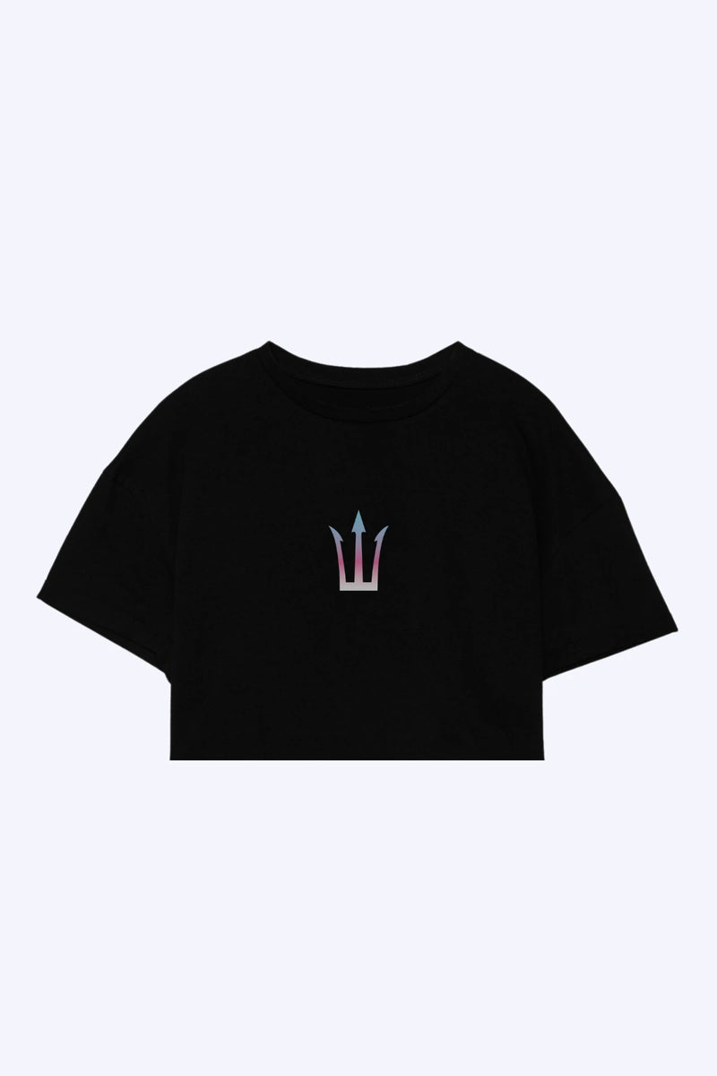Active Oversize Crop Kadın T-shirt